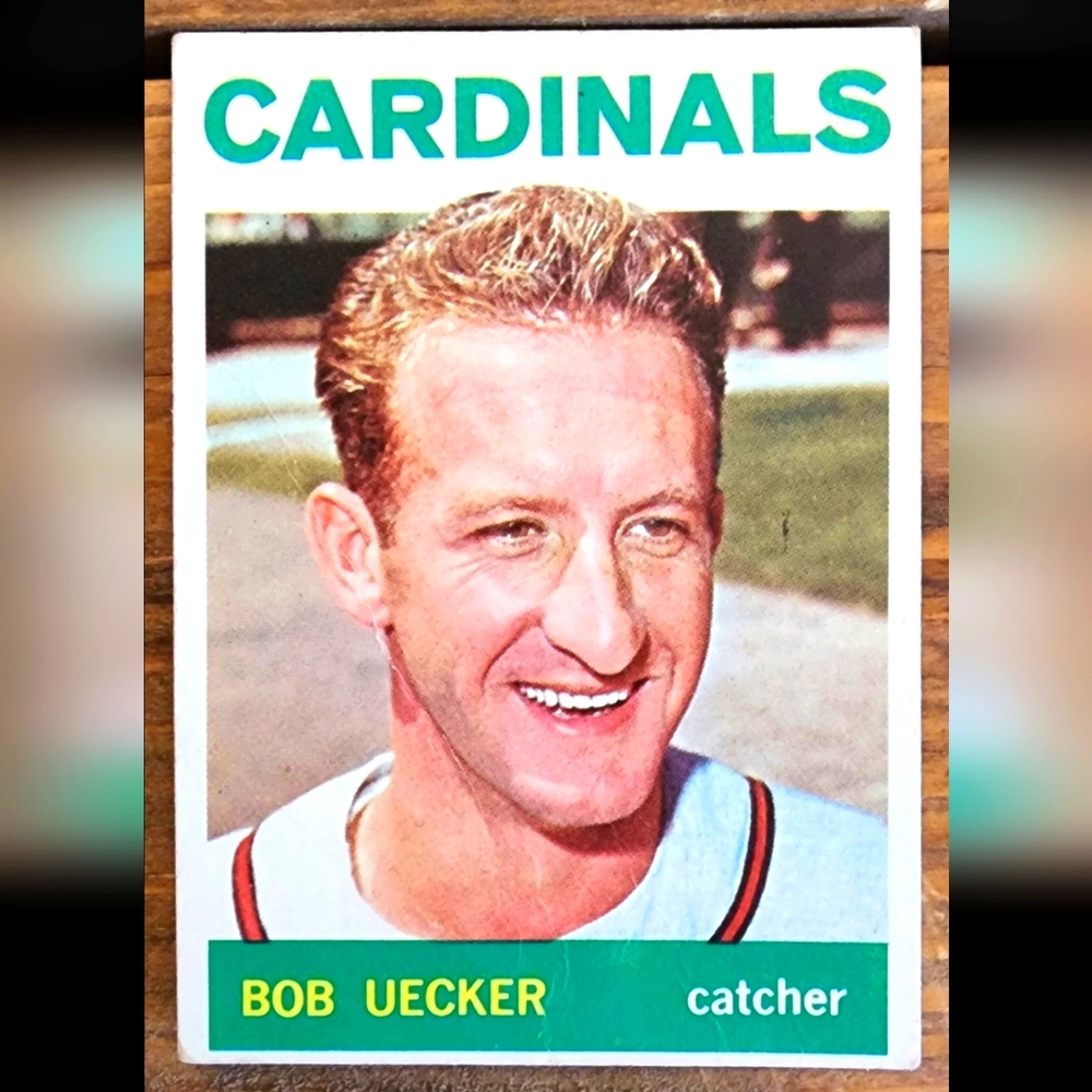 1964 TOPPS BOB UECKER ST. LOUIS CARDINALS #543